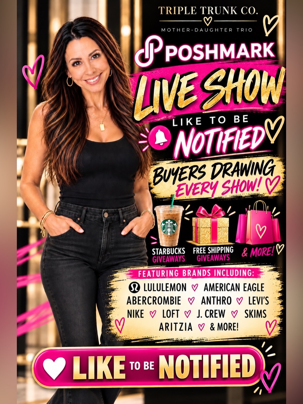 Triple Trunk Co. LIVE SHOW Flyer-💫
⭐️LIKE THIS POST to be NOTIFIED⭐️